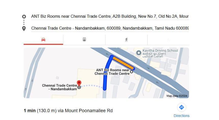 Ant Biz Rooms Near Chennai Trade Centre ภายนอก รูปภาพ